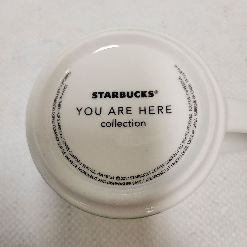 Starbucks 16 oz 2017 Seattle You Are Here Collections Mug - Picture 5 of 8